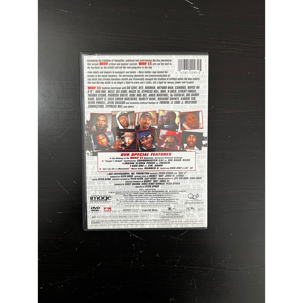 Beef II DVD Q3 Collection Hip Hop Documentary 50 Cent D12 Eminem 2004 Spirer - Picture 2 of 3